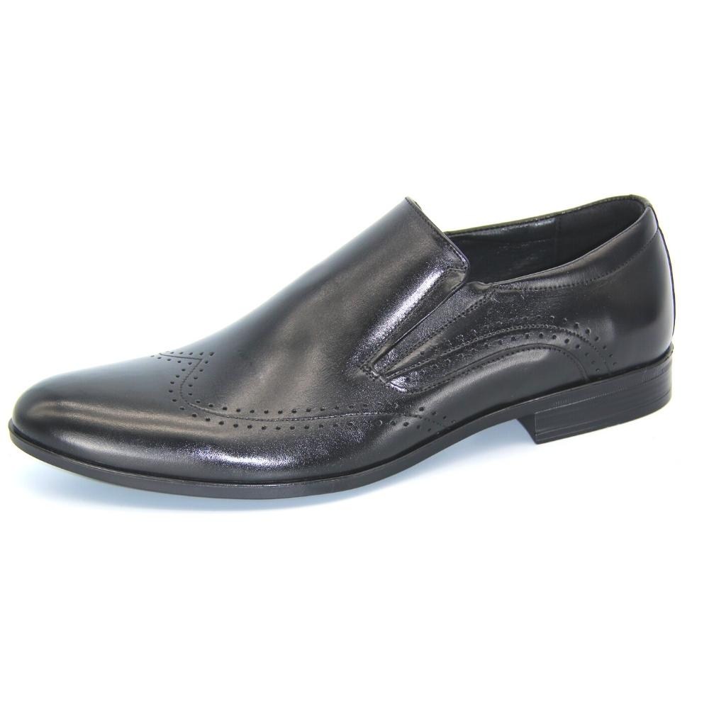 Shoes man's black TAPI (Poland) model 4805