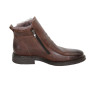 Men’s brown winter boots PAN 1219 with two zippers