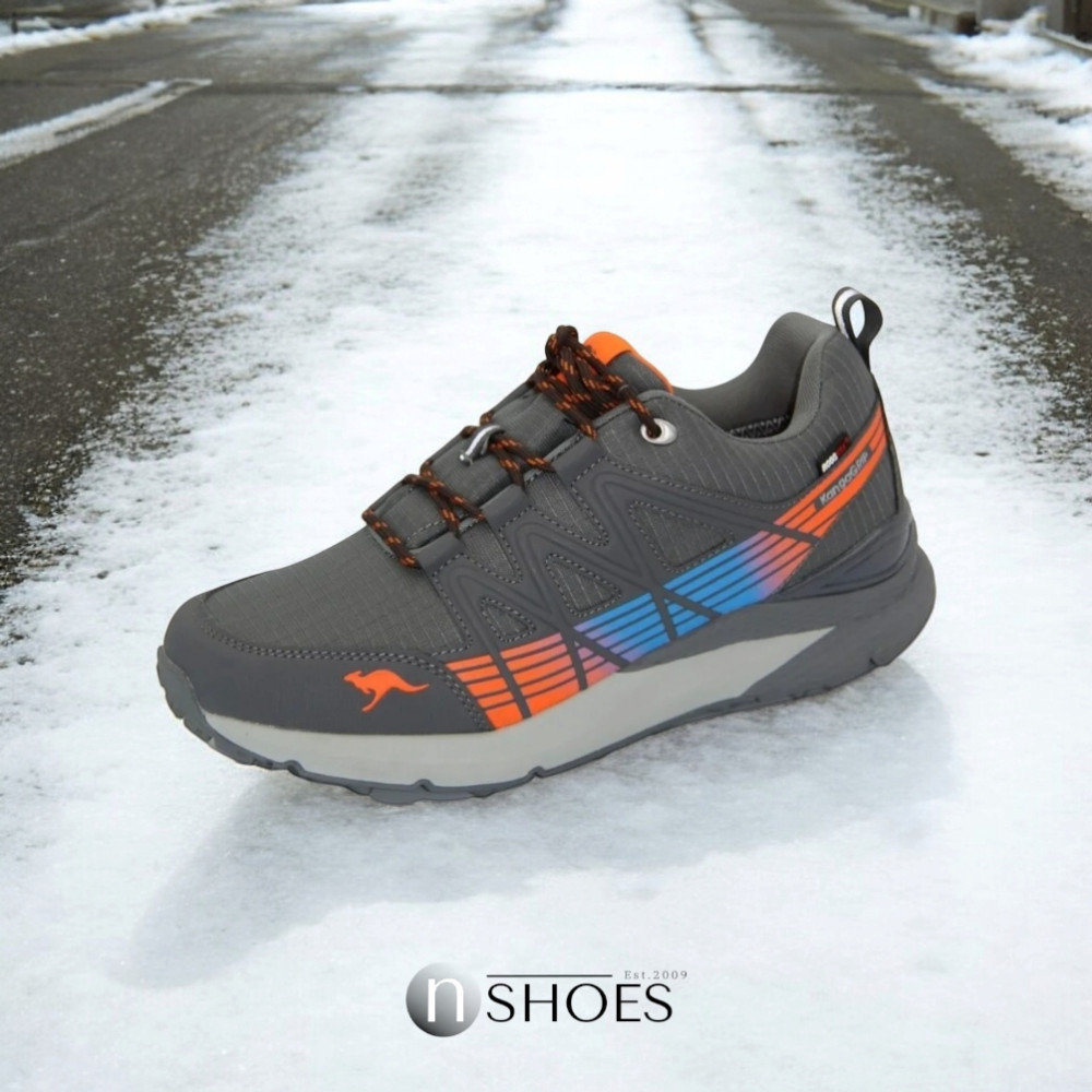 Серые кроссовки Kangaroos (США) модель 4865