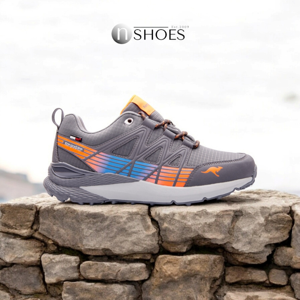 Серые кроссовки Kangaroos (США) модель 4865