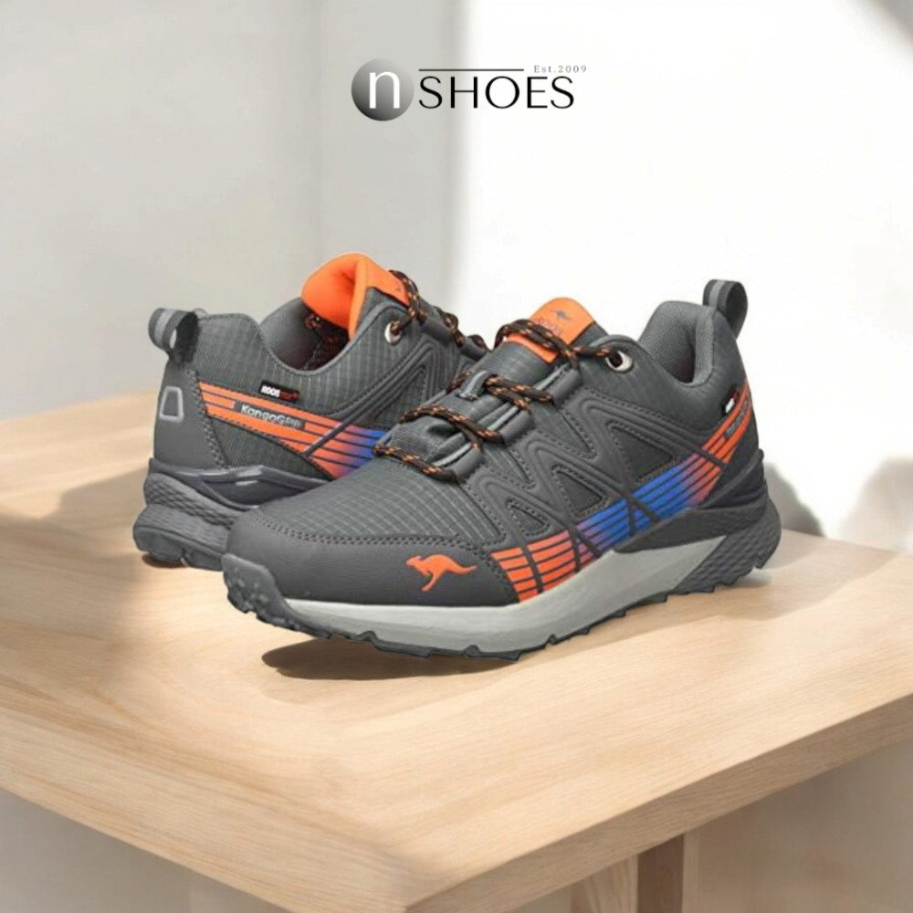 Серые кроссовки Kangaroos (США) модель 4865