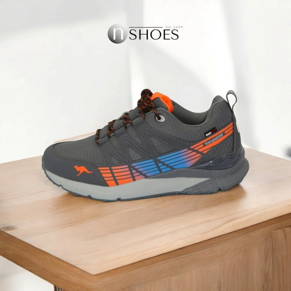 Серые кроссовки Kangaroos (США) модель 4865