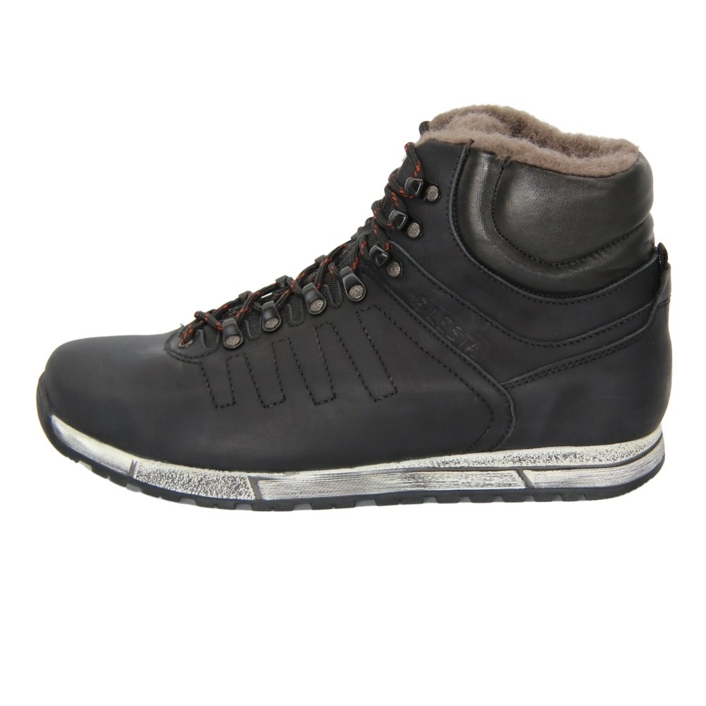 Чоловічі чорні черевики зимові LESTA (Польща) модель 4880