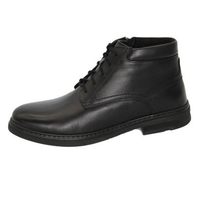 Men's black boots Lesta Poland 252-6605-7-1058 4893 Men's black boots Lesta Poland 252-6605-7-1058 4893