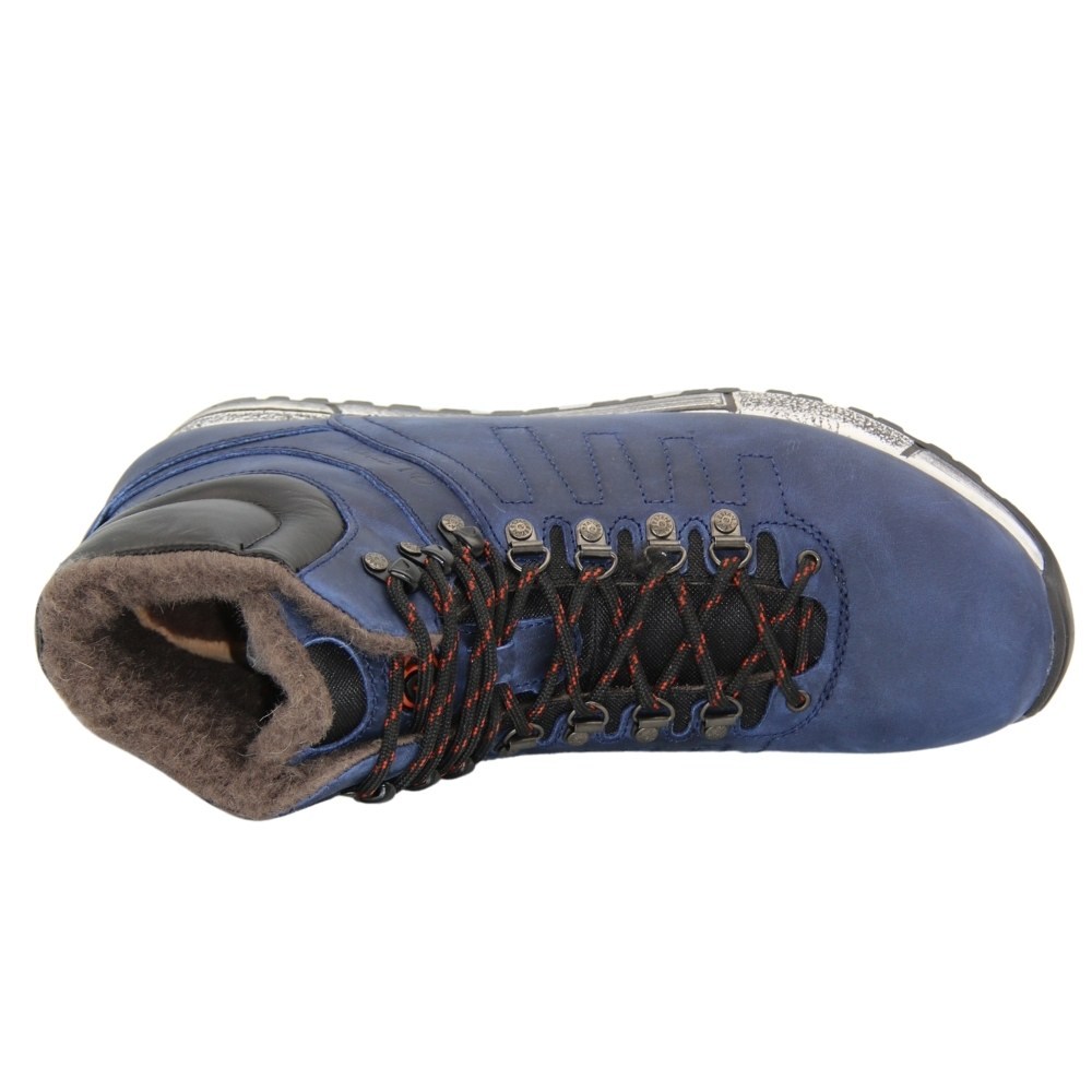 Men's blue boots with lacing winter Lesta (Poland) model 4894