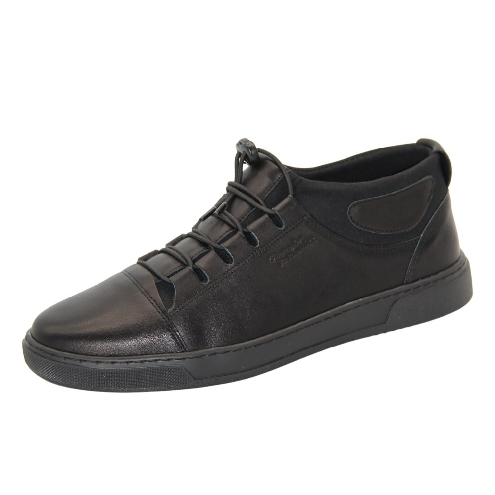 Men's black sneakers demi-season Giorgio Minardi & PAN (Poland) model 4895