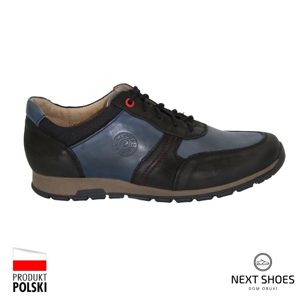 Кросівки чоловічі чорні Lesta (Польща) модель 4902-1