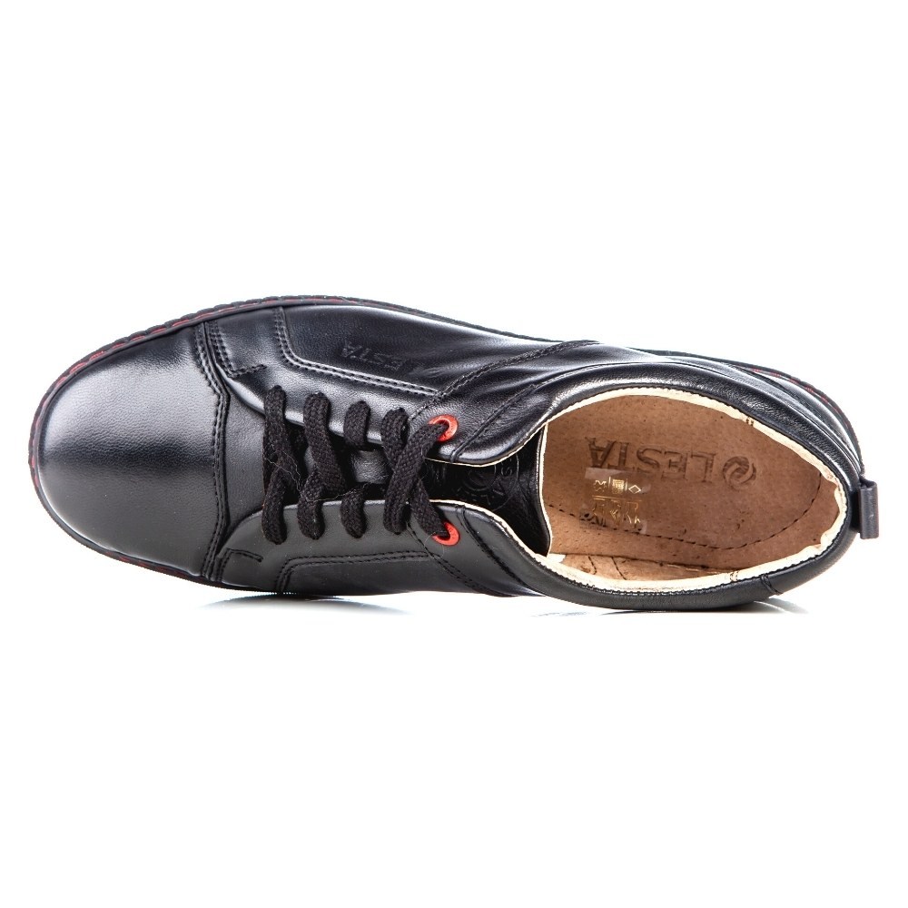 Sneakers man's black Lesta (Poland) model 4904