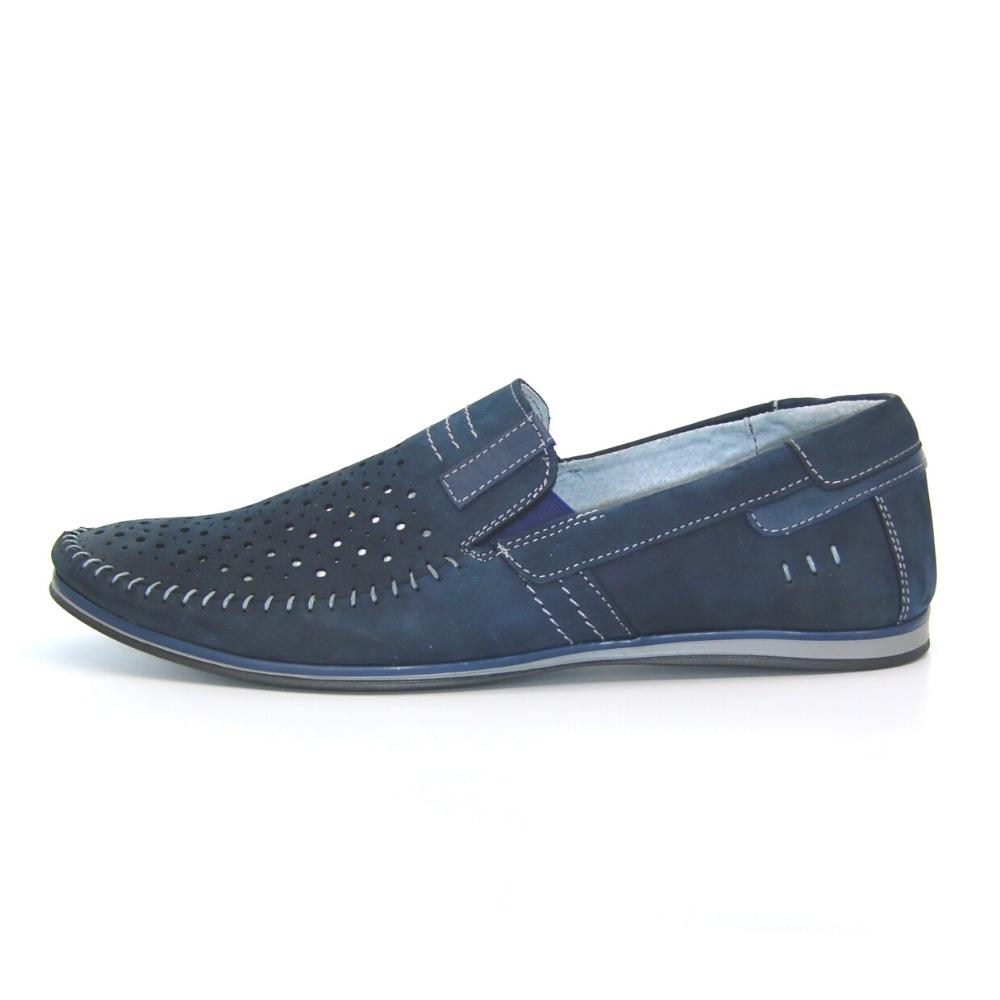 Moccasins man's blue Giorgio Minardi (Poland) model 4937