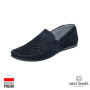 Moccasins man's blue Giorgio Minardi (Poland) model 4937