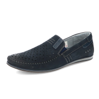 Moccasins men's blue Minardi Poland 334-L 4937