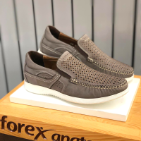 Men's shoes gray Forex Anatomic Turkey 2679-kum 4989