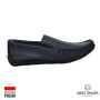 Moccasins man's blue Lesta (Poland) model 5019