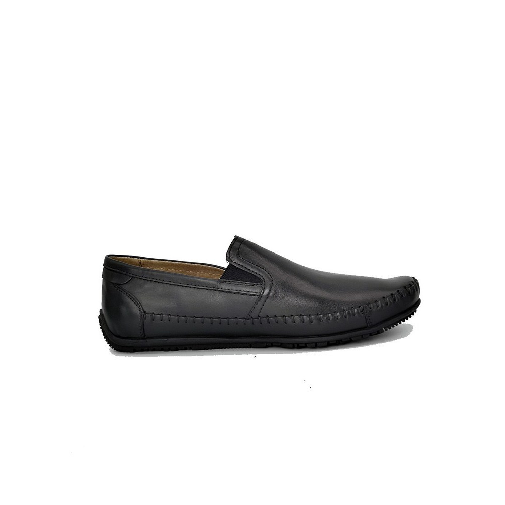 Мокасины мужские черные Lesta (Польша) модель 5020