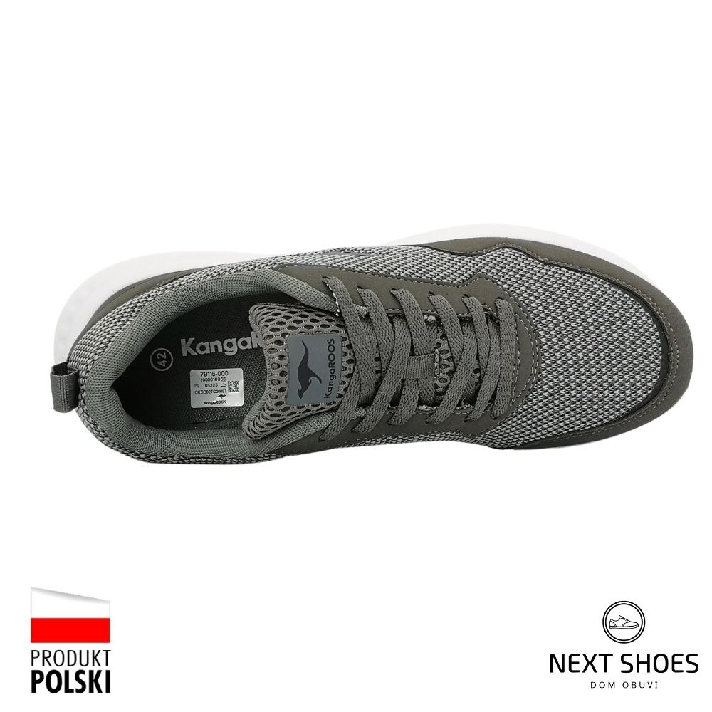 Кросівки чоловічі сірі KangaRoos (США) модель 5040