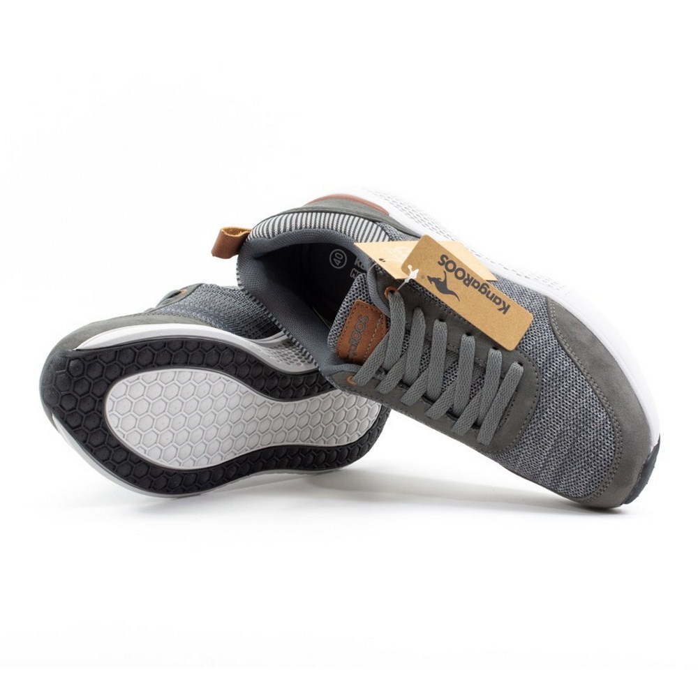 Кросівки чоловічі сірі KangaRoos (США) модель 5042