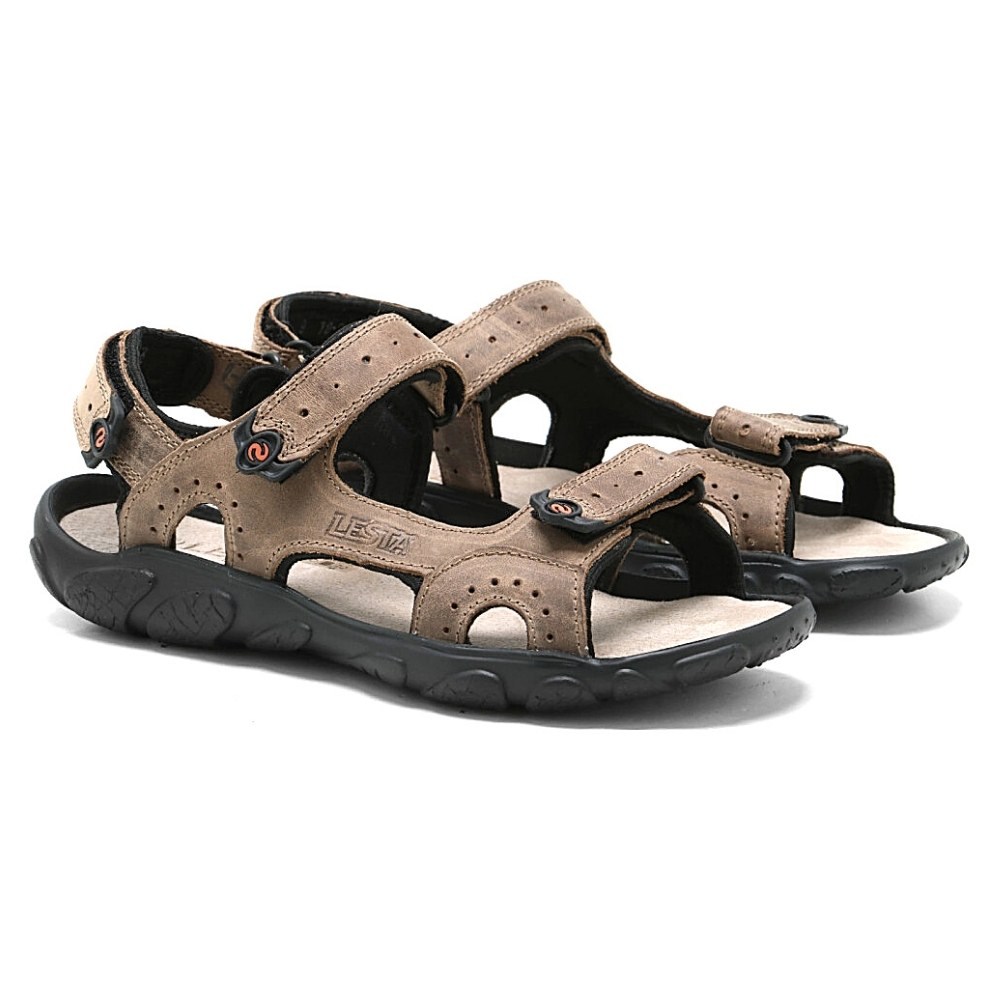 Sandals man's beige Lesta (Poland) model 5065