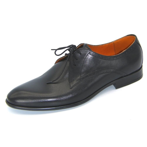 Men's black derby shoes Giorgio Minardi Poland 2021-cz 5069