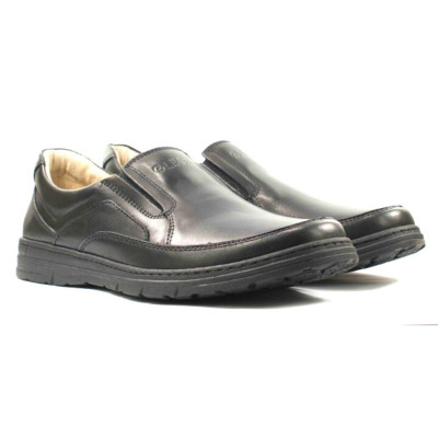 Men's black shoes Lesta Poland 232-4279-2-1058 5075 Men's black shoes Lesta Poland 232-4279-2-1058 5075