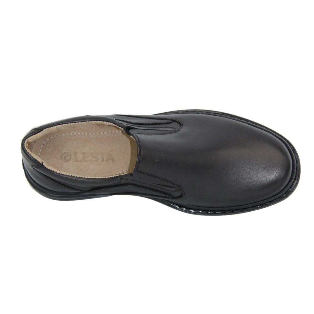 Мужские черные туфли Lesta (Польша) модель 5075