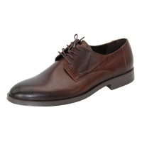 Demi-season men's brown derby shoes Tapi Poland B-6860/K-372-4223-542 5082