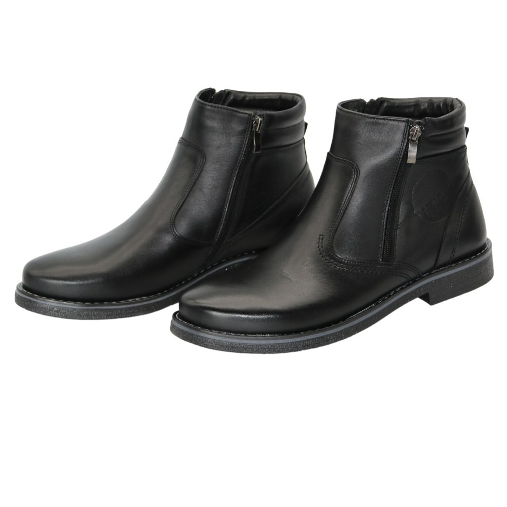 Мужские черные ботинки Minardi by Pan (Польша) модель 5115