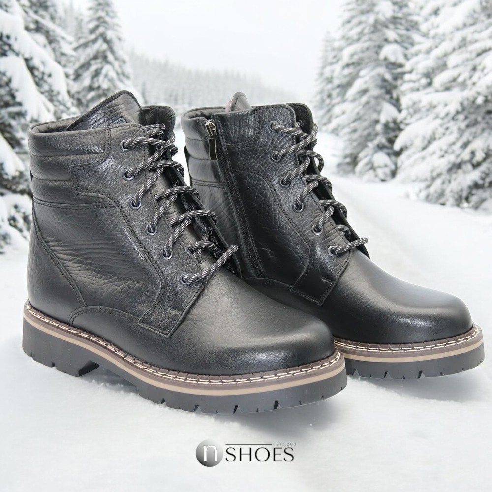 Зимові шкіряні черевики на натуральній вовні Giorgio Minardi (Польща) модель 5382-5116 