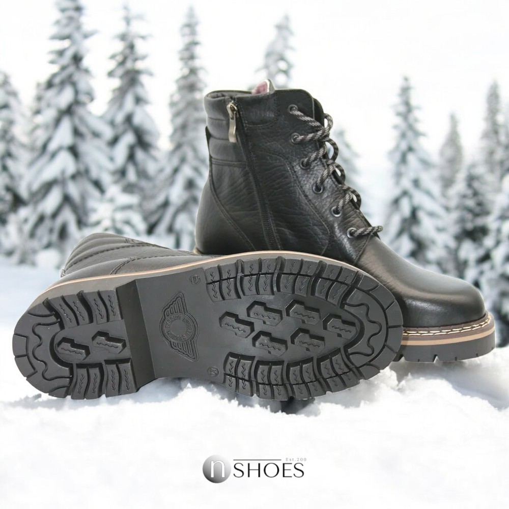 Зимові шкіряні черевики на натуральній вовні Giorgio Minardi (Польща) модель 5382-5116 