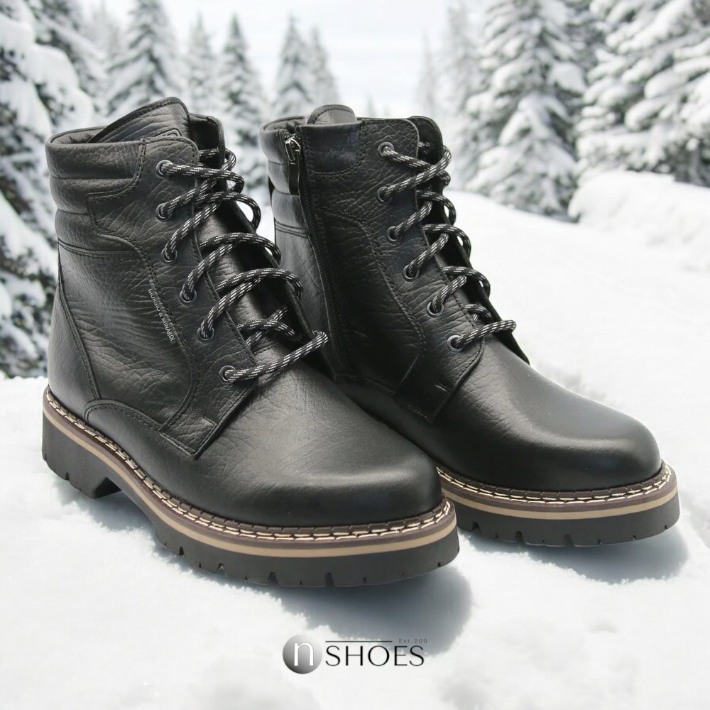 Зимові шкіряні черевики на натуральній вовні Giorgio Minardi (Польща) модель 5382-5116 