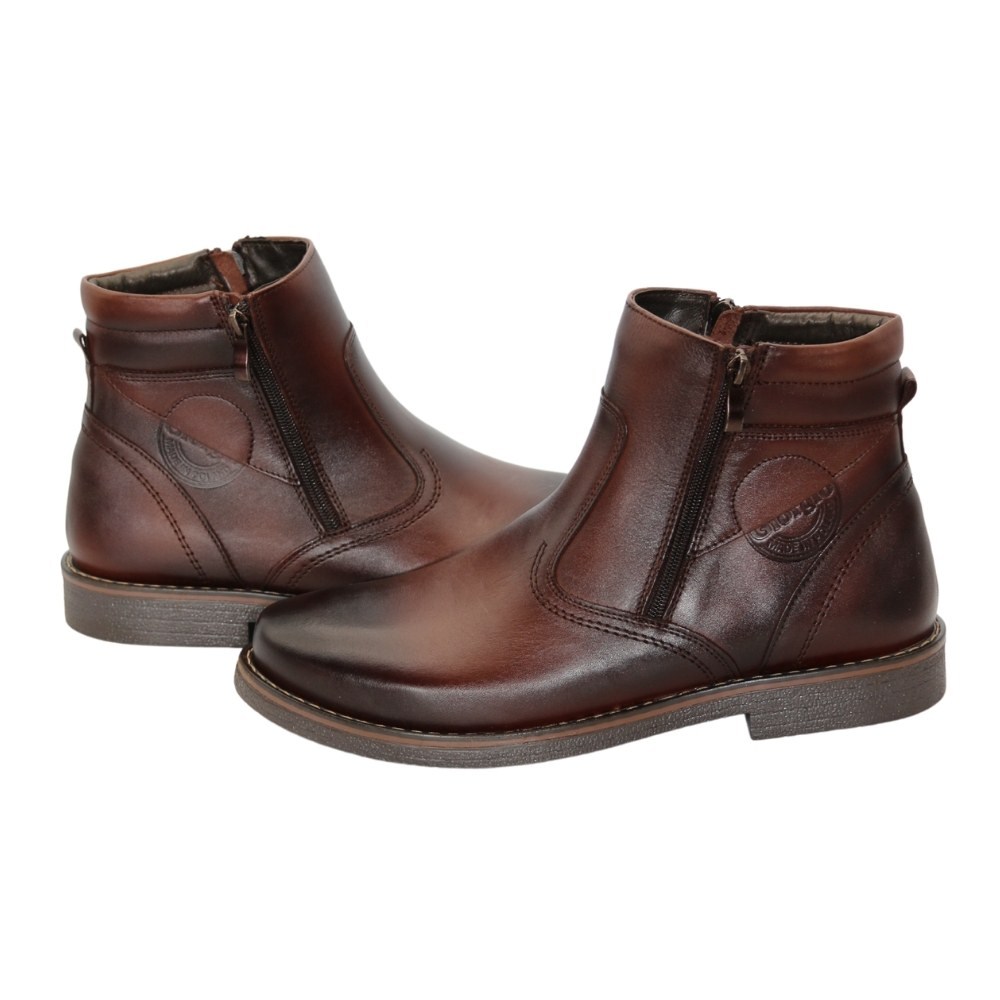 Мужские коричневые ботинки Giorgio Minardi by Pan (Польша) модель 5117