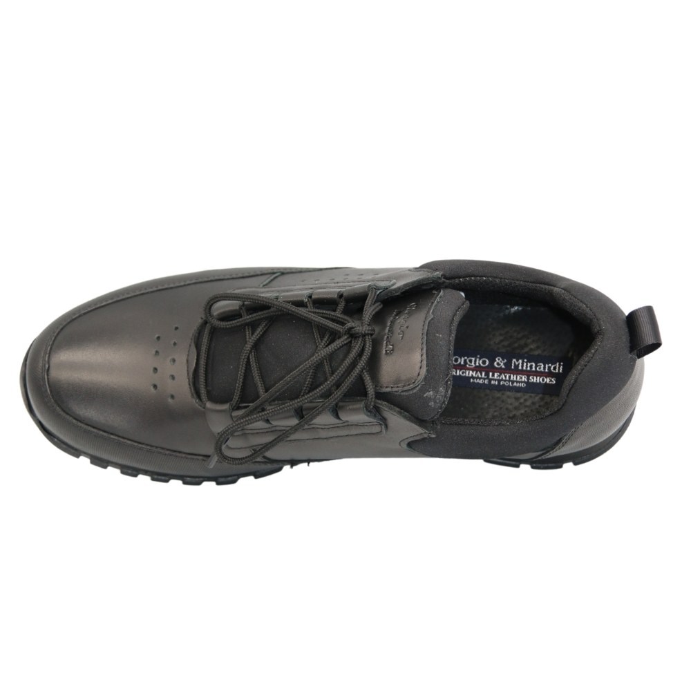 Men's black sneakers Giorgio Minardi by Pan (Poland) model 5121