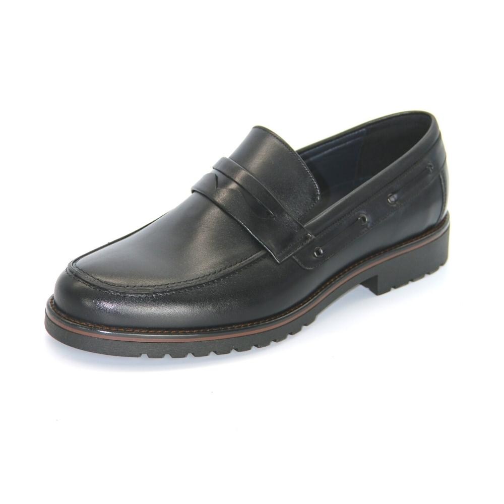 Мужские черные туфли Tapi (Польша) модель 5183