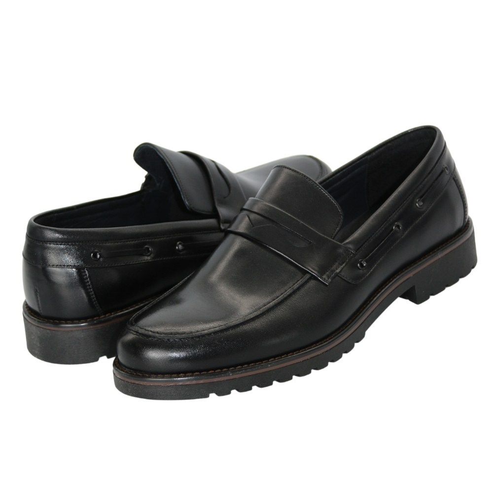 Мужские черные туфли Tapi (Польша) модель 5183