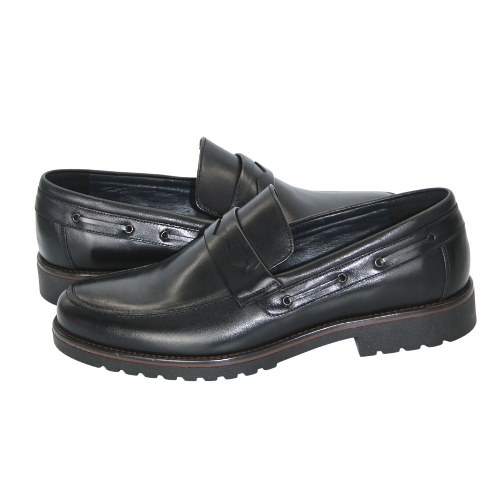 Мужские черные туфли Tapi (Польша) модель 5183