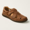 Men's beige sandals Minardi Poland 337 5206