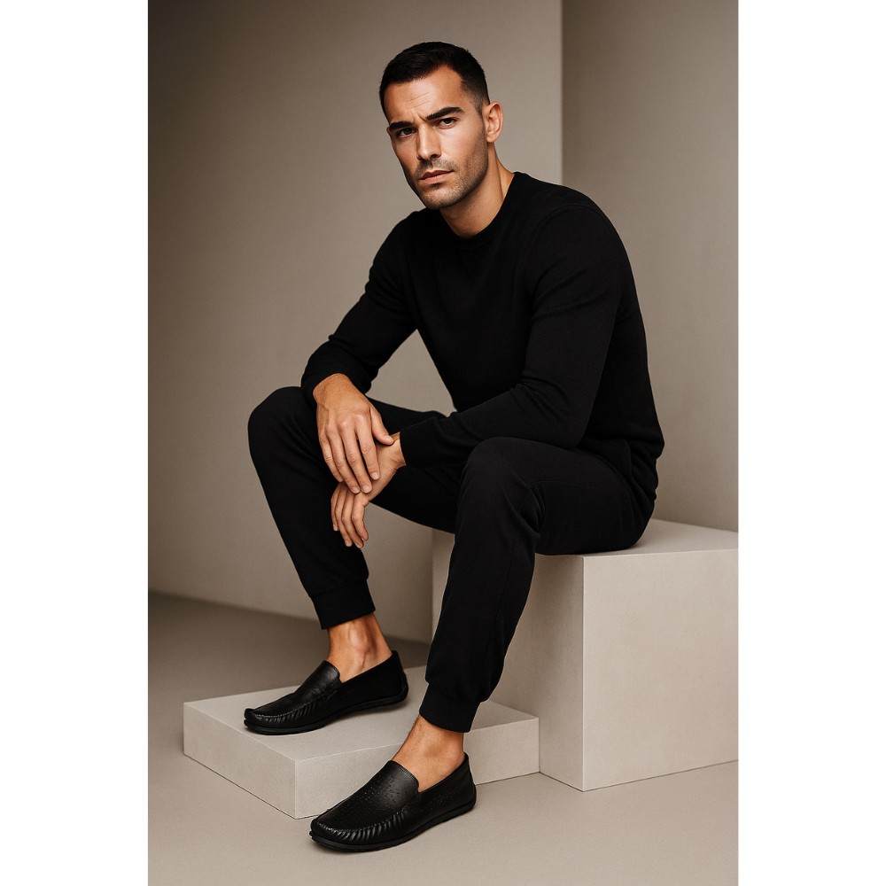 Мужские туфли лоферы Lesta (Польша) модель 5223