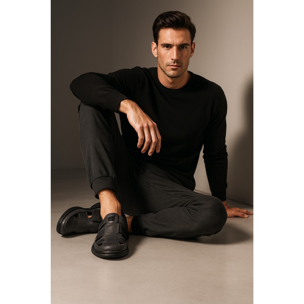 Men's comfort shoes with elastic band Giorgio Minardi by Pan (Poland) model 5250