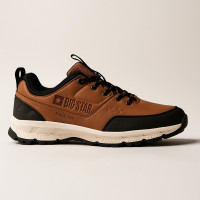 Чоловічі кросівки чорно-коричневі Big Star Shoes Польща II174180C-5283