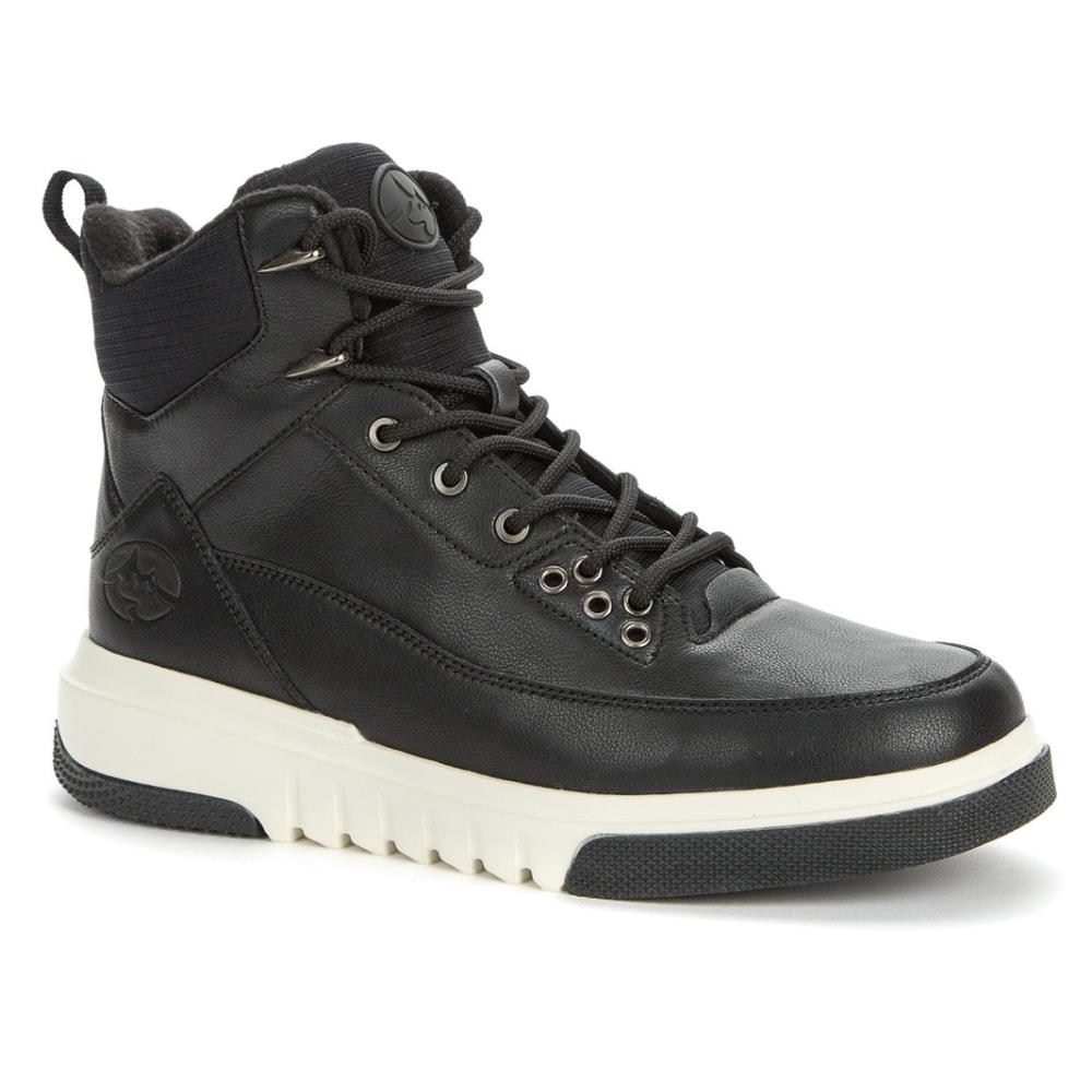 Чоловічі чорні зимові черевики GRUNBERG 148198-13-01 з натуральної шкіри