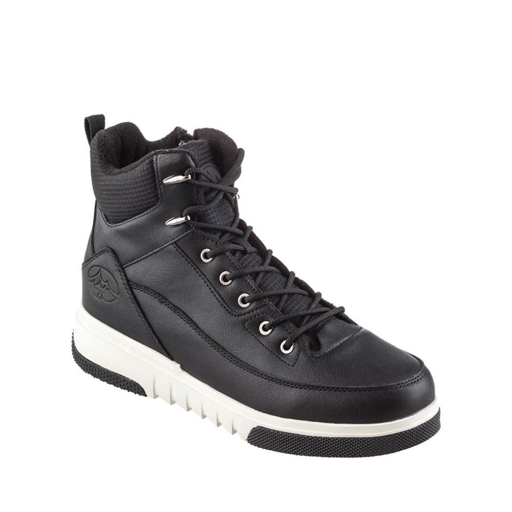 Чоловічі чорні зимові черевики GRUNBERG 148198-13-01 з натуральної шкіри