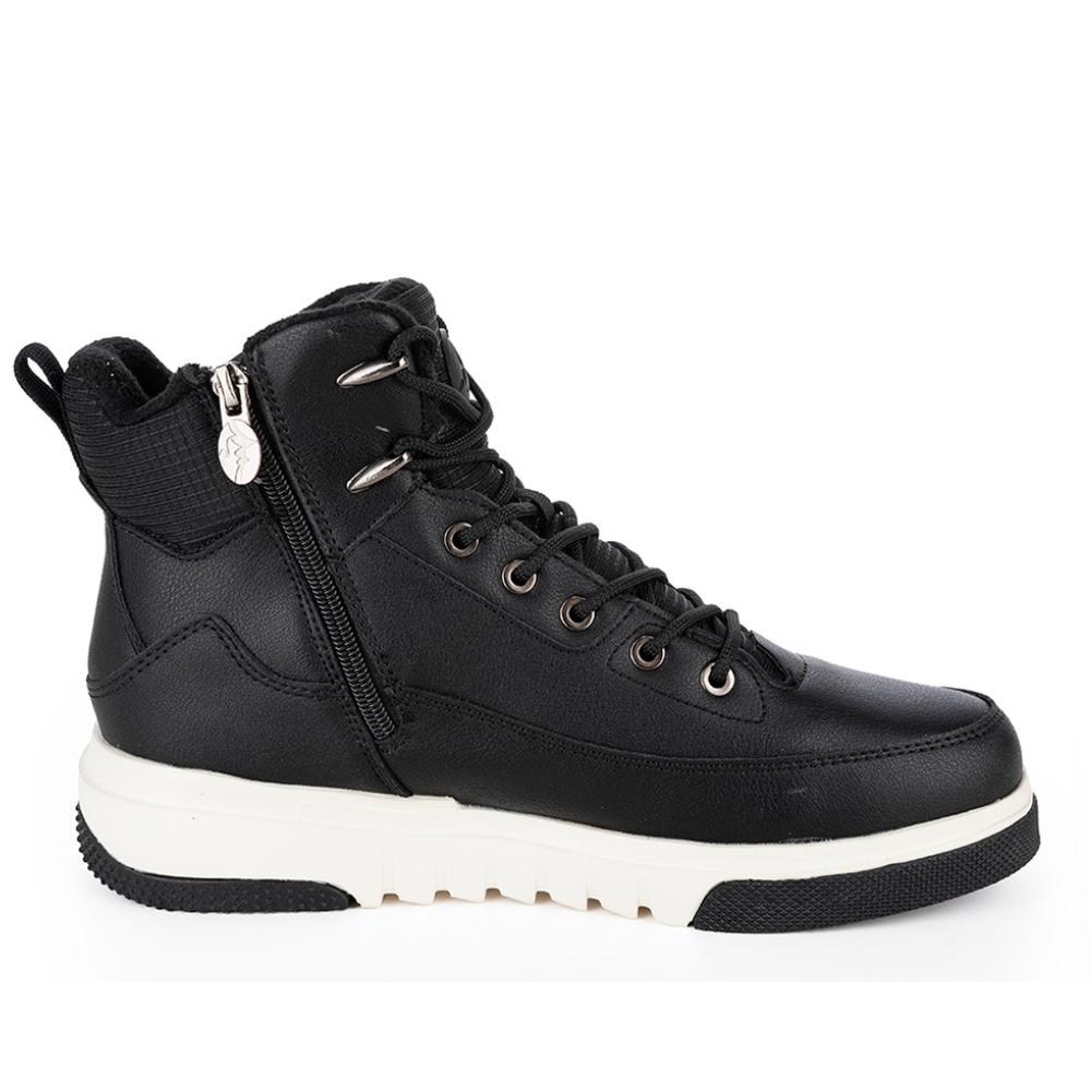 Чоловічі чорні зимові черевики GRUNBERG 148198-13-01 з натуральної шкіри