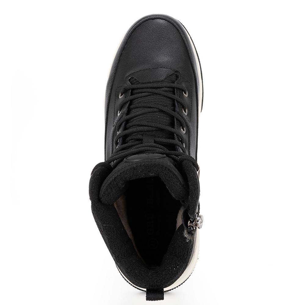 Чоловічі чорні зимові черевики GRUNBERG 148198-13-01 з натуральної шкіри