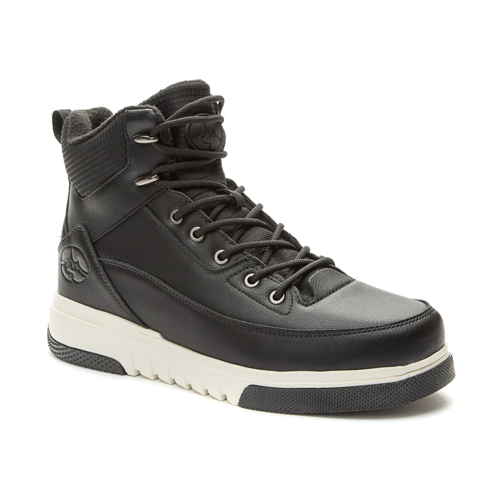 Чоловічі чорні зимові черевики GRUNBERG 148198-13-01 з натуральної шкіри