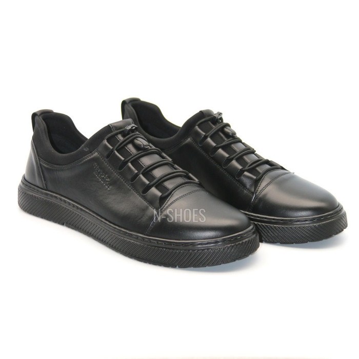 Buy men’s black leather sneakers Giorgio Minardi C21B-373 5377-5065