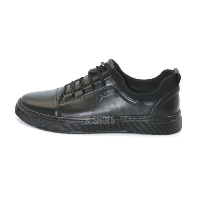 Buy men’s black leather sneakers Giorgio Minardi C21B-373 5377-5065
