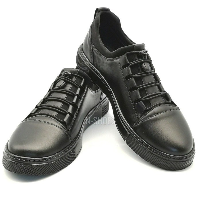 Buy men’s black leather sneakers Giorgio Minardi C21B-373 5377-5065