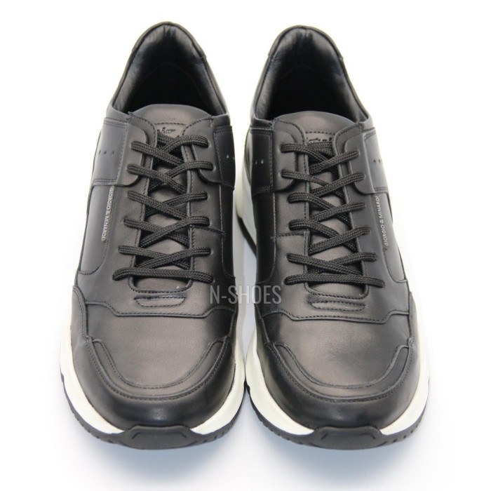Men’s leather sneakers Giorgio Minardi 1604 5379 czarny