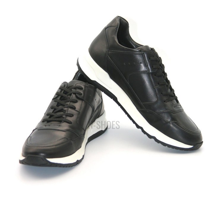 Men’s leather sneakers Giorgio Minardi 1604 5379 czarny