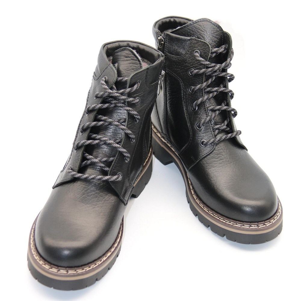 Зимові шкіряні черевики на натуральній вовні Giorgio Minardi (Польща) модель 5382-5116 