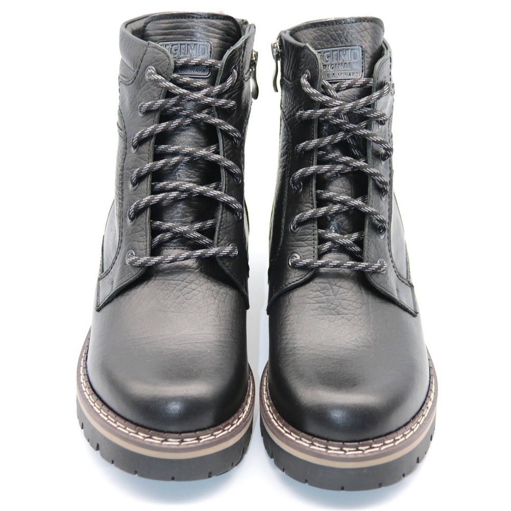 Зимові шкіряні черевики на натуральній вовні Giorgio Minardi (Польща) модель 5382-5116 